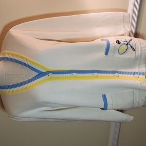 Vintage Leroy Tennis Cardigan L